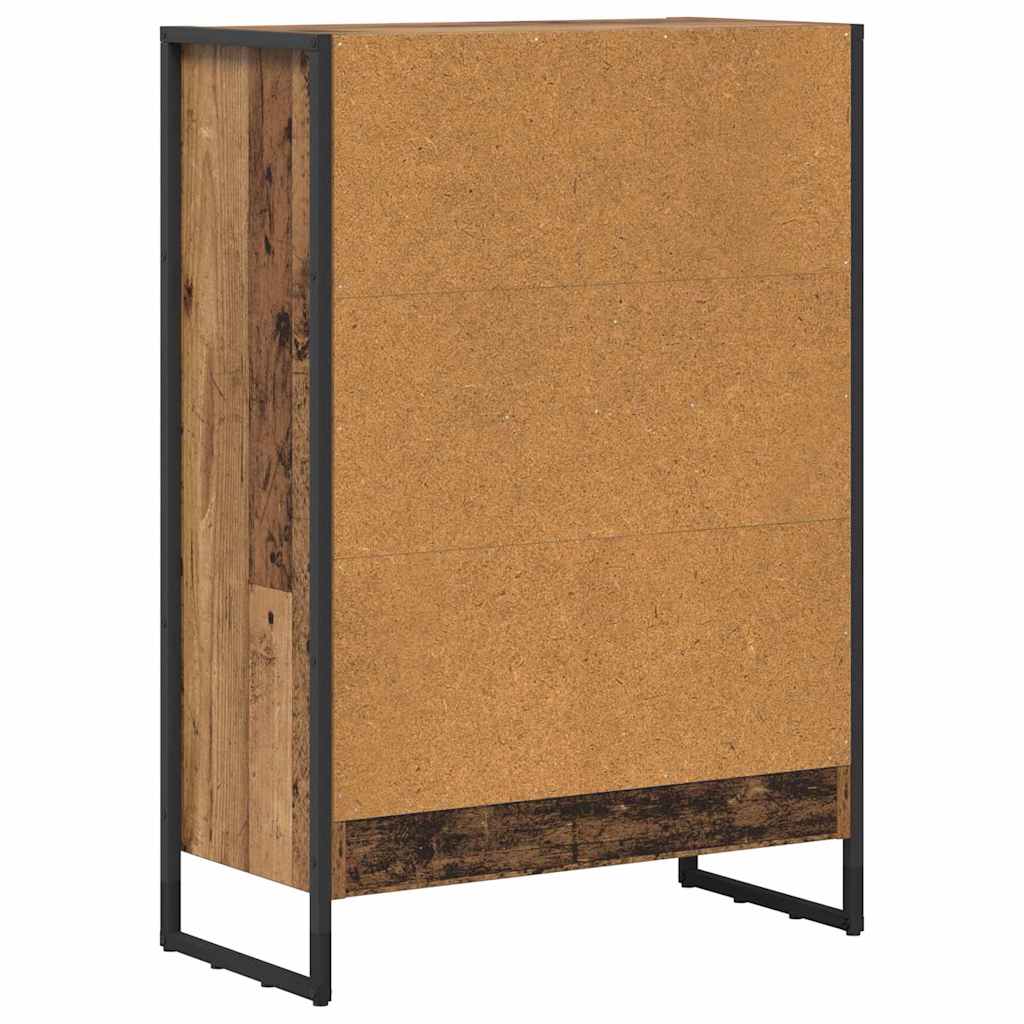 vidaXL Szafka na książki Stare drewno 60 x 30 x 86,5 cm