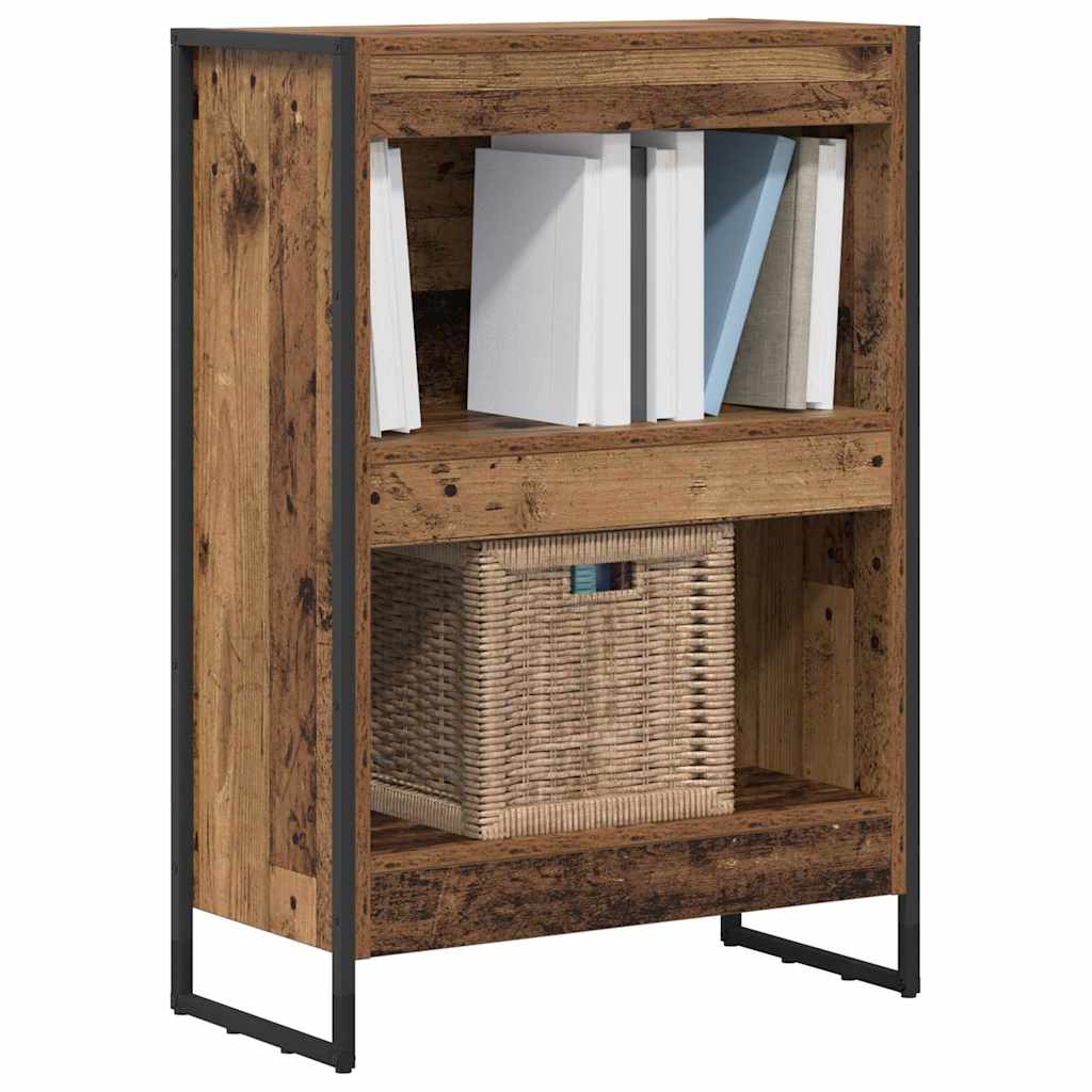 vidaXL Szafka na książki Stare drewno 60 x 30 x 86,5 cm