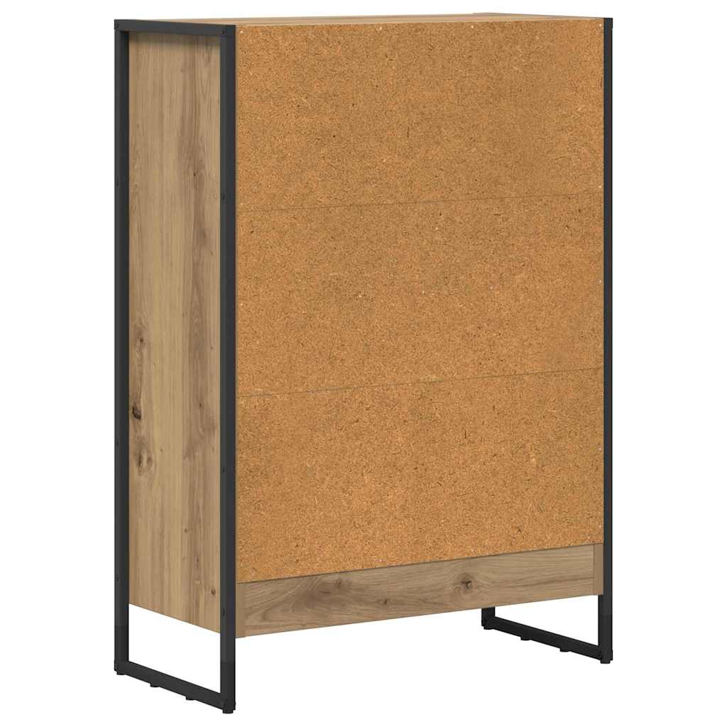vidaXL Szafka na książki Dąb rzemieślniczy 60 x 30 x 86,5 cm