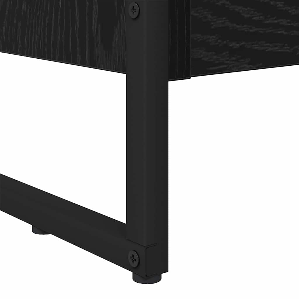 vidaXL Szafka na książki Czarny Dąb 60 x 30 x 121 cm