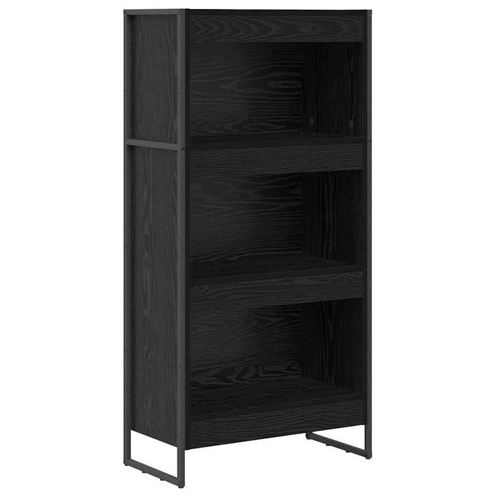 vidaXL Szafka na książki Czarny Dąb 60 x 30 x 121 cm
