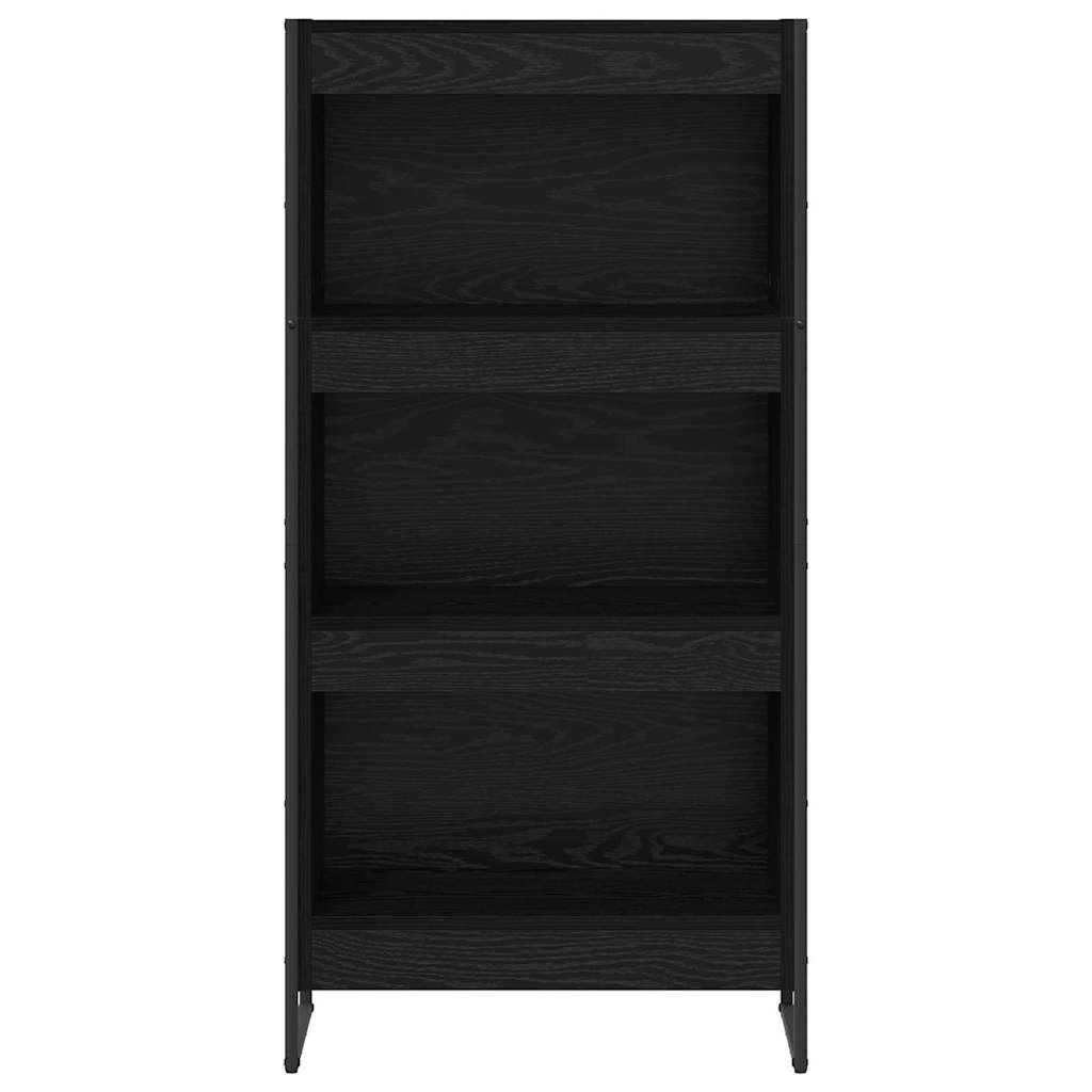 vidaXL Szafka na książki Czarny Dąb 60 x 30 x 121 cm