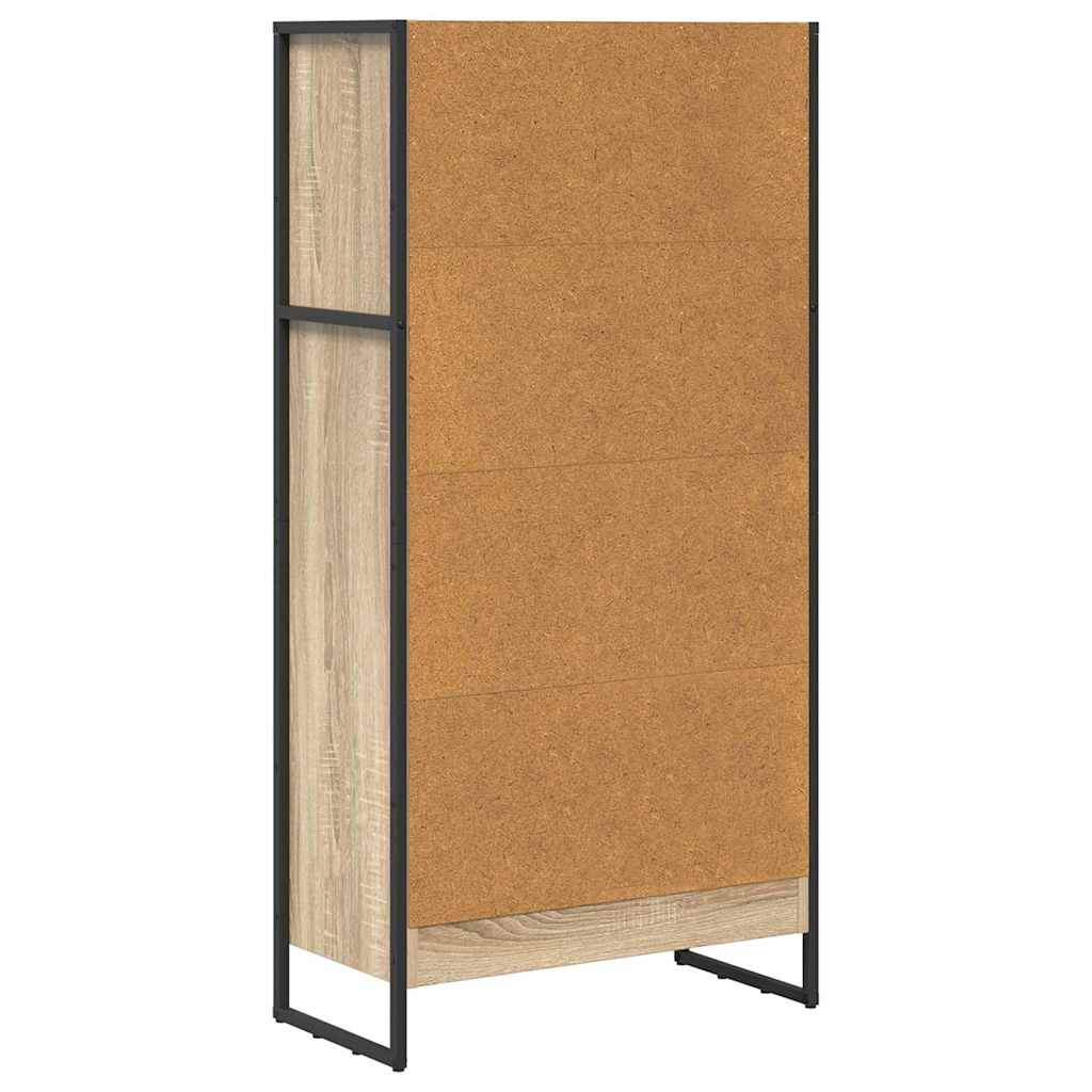 vidaXL Szafka na książki Sonoma 60 x 30 x 121 cm