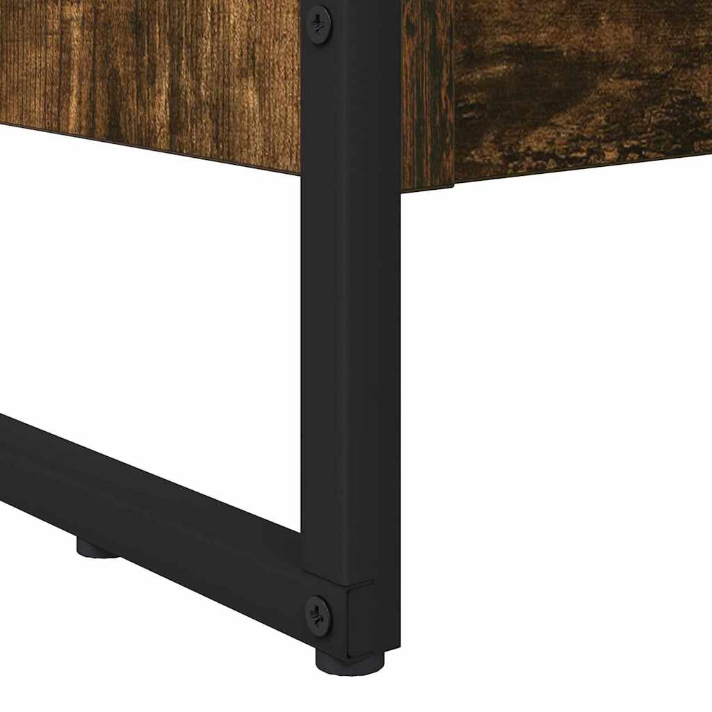 vidaXL Szafka na książki Dąb dymny 60 x 30 x 121 cm