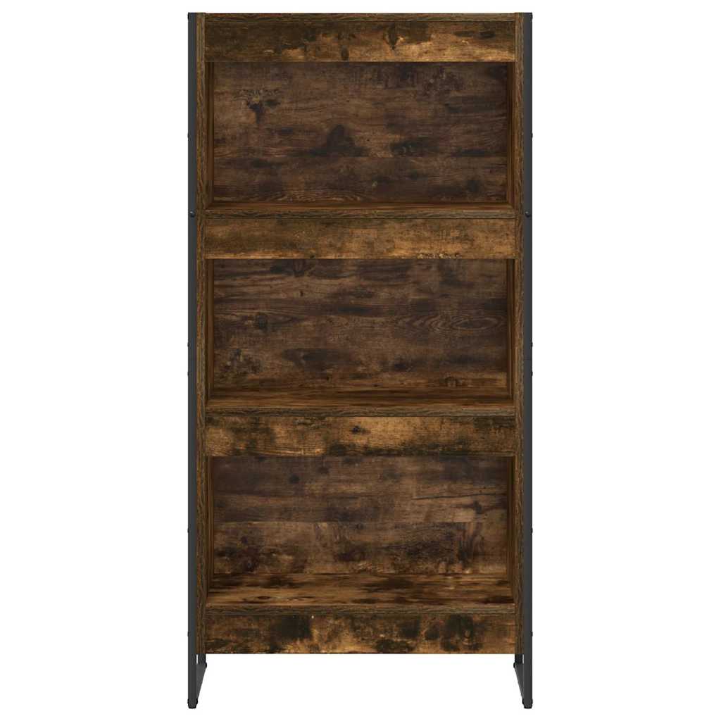 vidaXL Szafka na książki Dąb dymny 60 x 30 x 121 cm