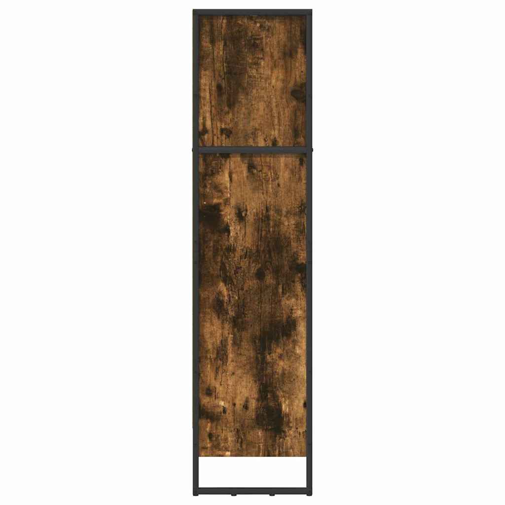vidaXL Szafka na książki Dąb dymny 60 x 30 x 121 cm