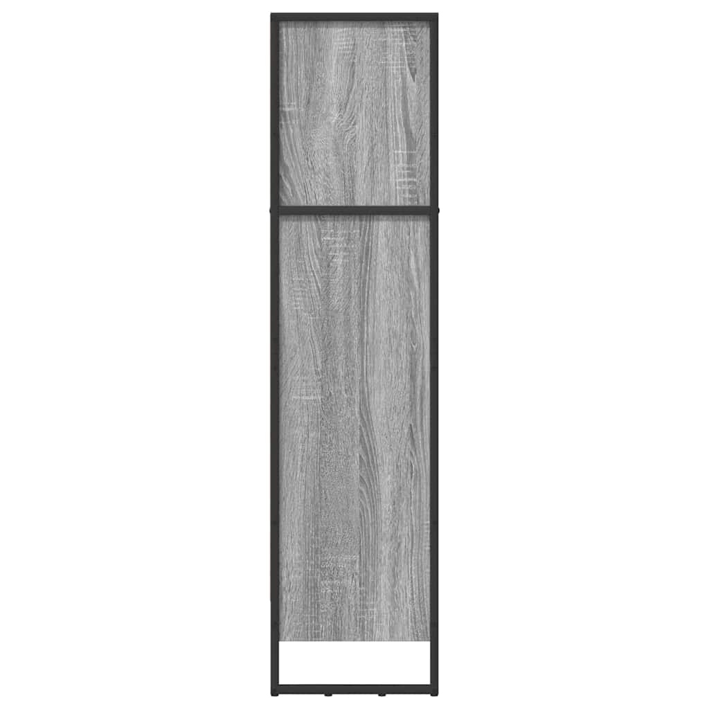 vidaXL Szafka na książki Szary Sonoma 60 x 30 x 121 cm