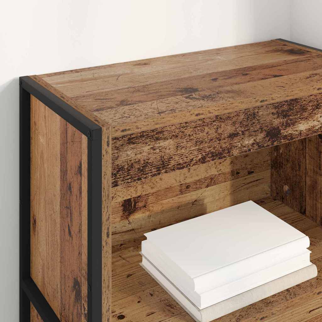vidaXL Szafka na książki Stare drewno 60 x 30 x 121 cm