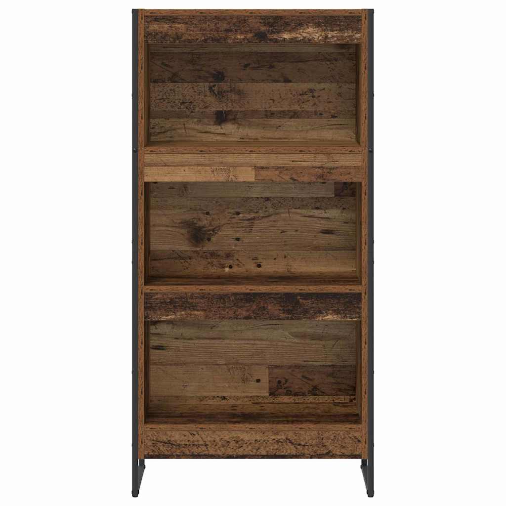 vidaXL Szafka na książki Stare drewno 60 x 30 x 121 cm