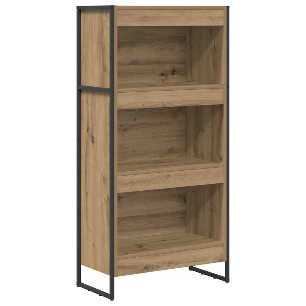 vidaXL Szafka na książki Dąb rzemieślniczy 60 x 30 x 121 cm