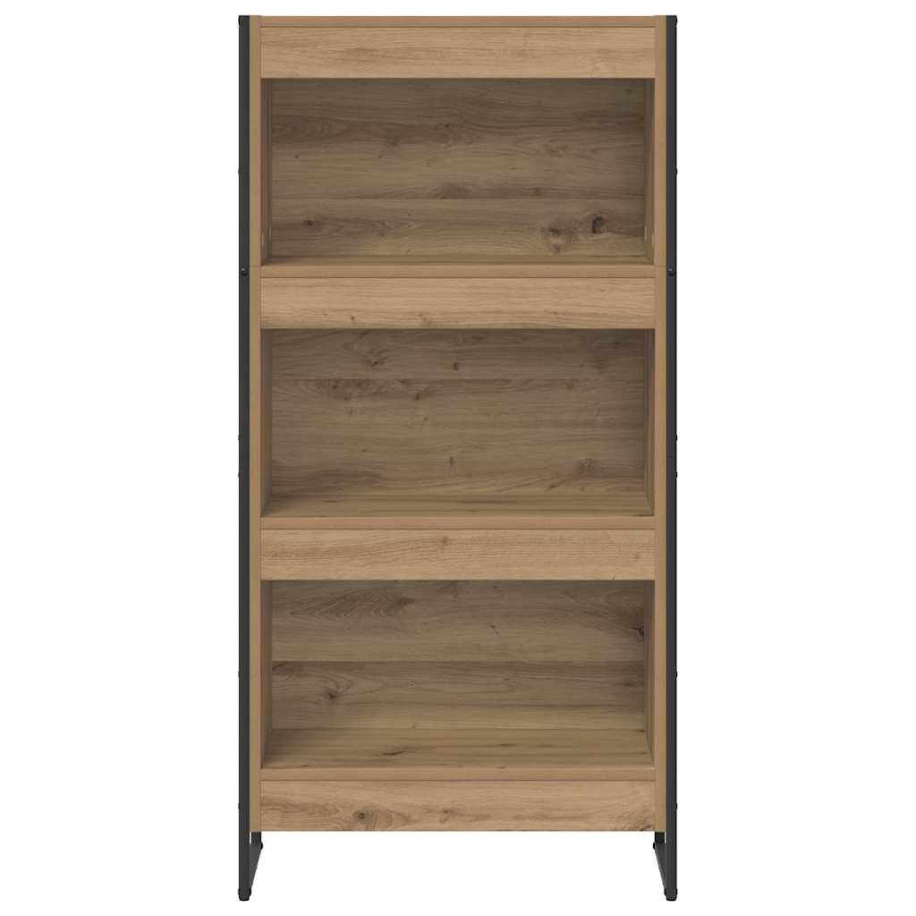 vidaXL Szafka na książki Dąb rzemieślniczy 60 x 30 x 121 cm