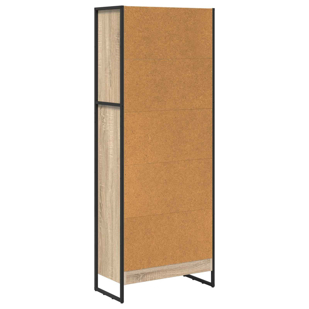 vidaXL Szafka na książki Sonoma 60 x 30 x 155 cm