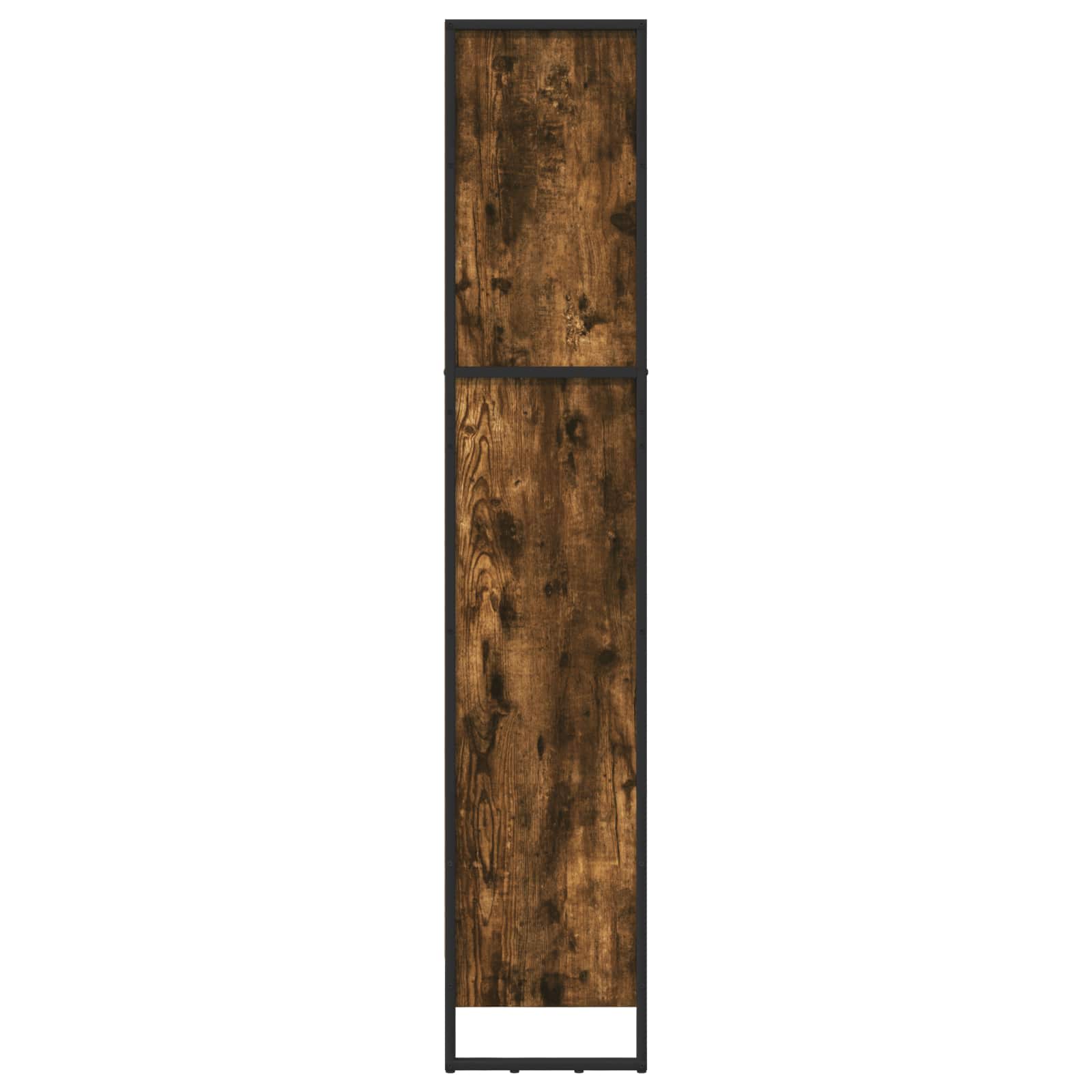 vidaXL Szafka na książki Dąb dymny 60 x 30 x 155 cm