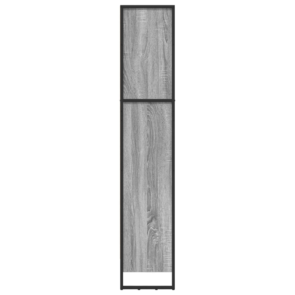 vidaXL Szafka na książki Szary Sonoma 60 x 30 x 155 cm
