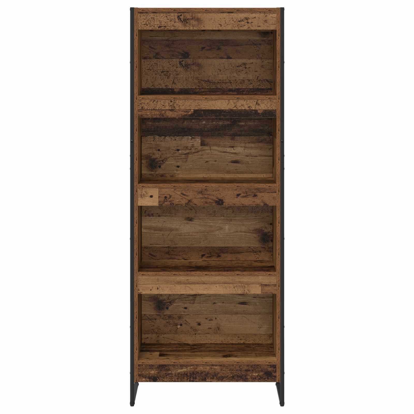 vidaXL Szafka na książki Stare drewno 60 x 30 x 155 cm
