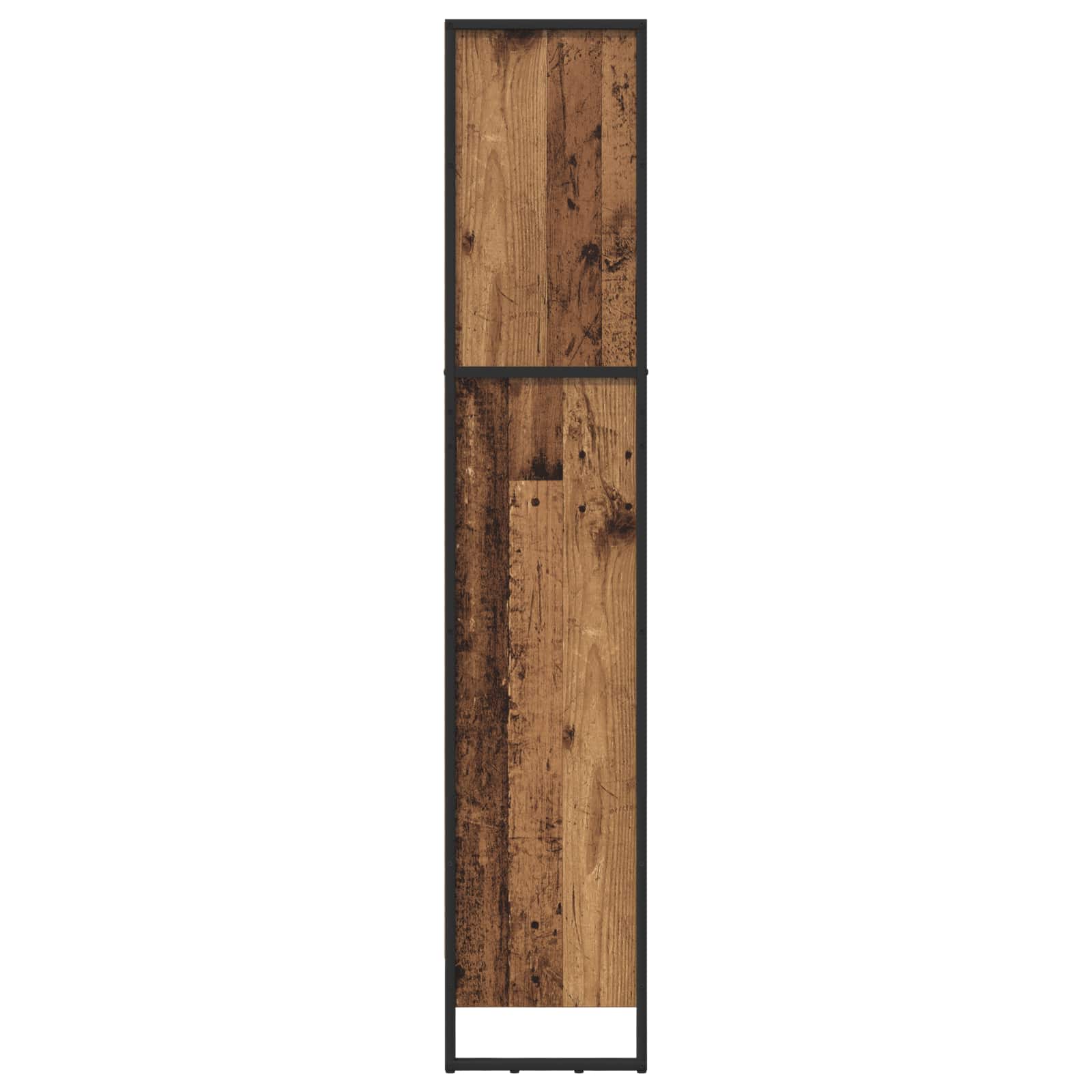 vidaXL Szafka na książki Stare drewno 60 x 30 x 155 cm