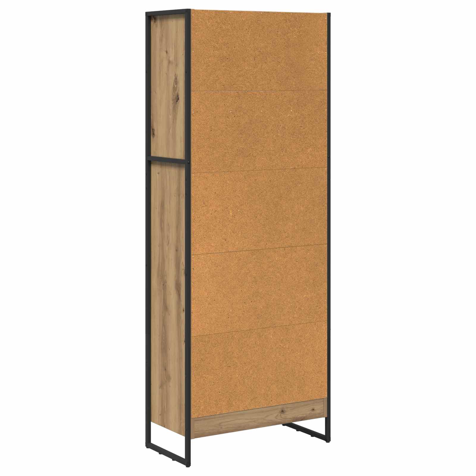 vidaXL Szafka na książki Dąb rzemieślniczy 60 x 30 x 155 cm