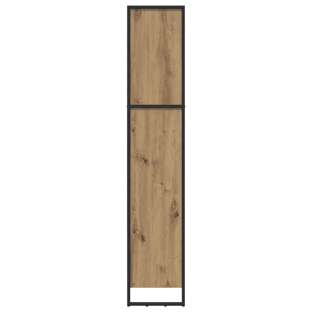 vidaXL Szafka na książki Dąb rzemieślniczy 60 x 30 x 155 cm