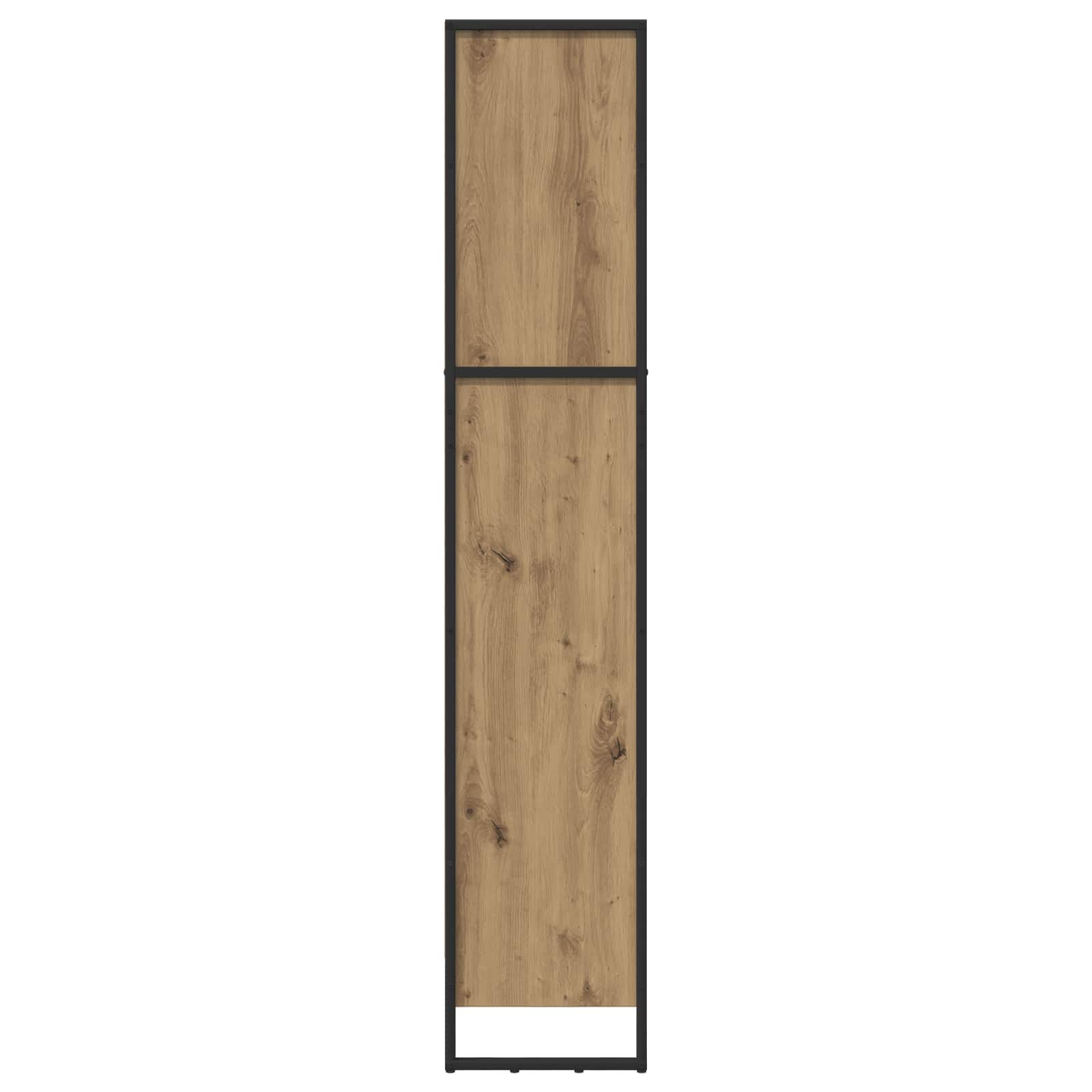 vidaXL Szafka na książki Dąb rzemieślniczy 60 x 30 x 155 cm