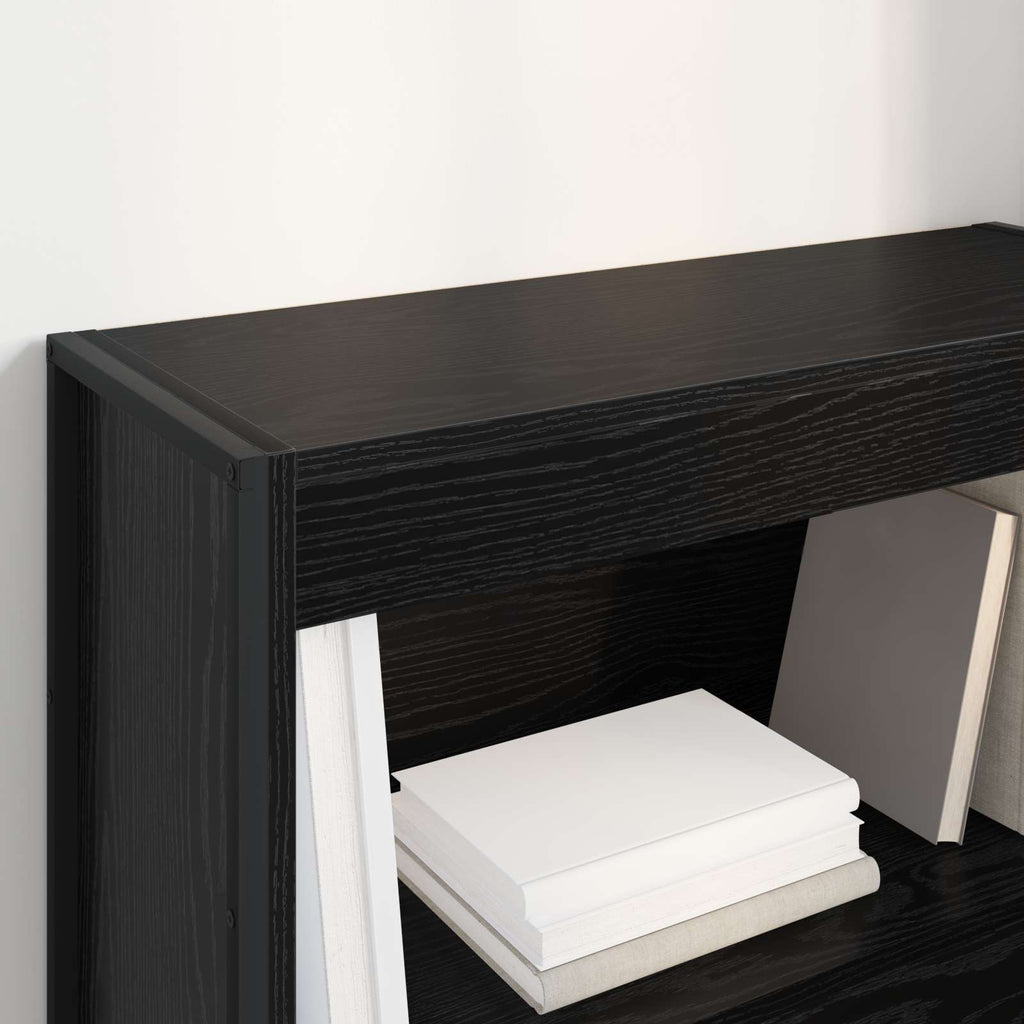 vidaXL Szafka na książki Czarny Dąb 80 x 30 x 86,5 cm
