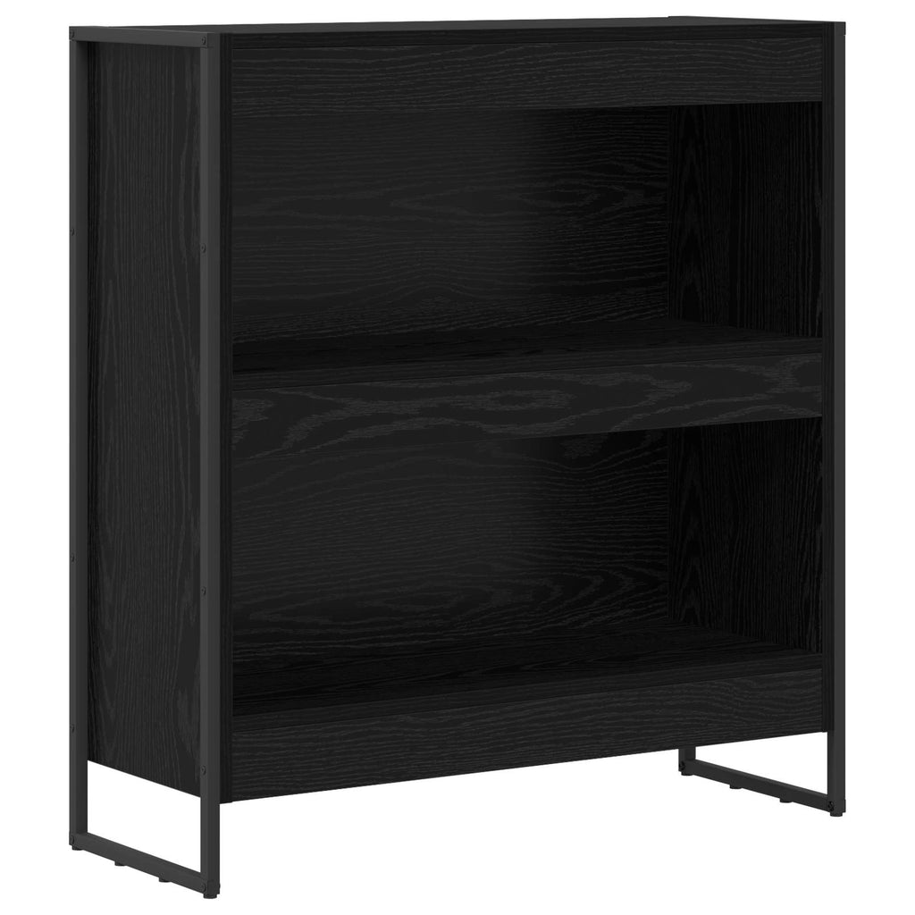 vidaXL Szafka na książki Czarny Dąb 80 x 30 x 86,5 cm