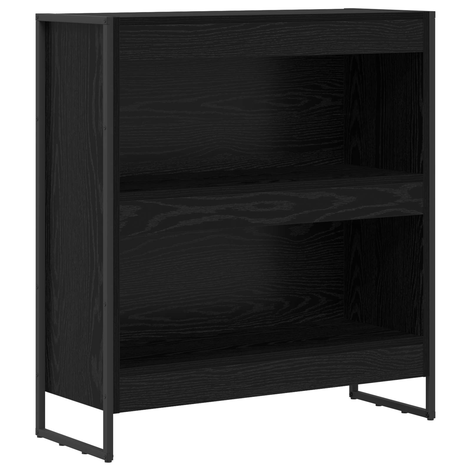 vidaXL Szafka na książki Czarny Dąb 80 x 30 x 86,5 cm
