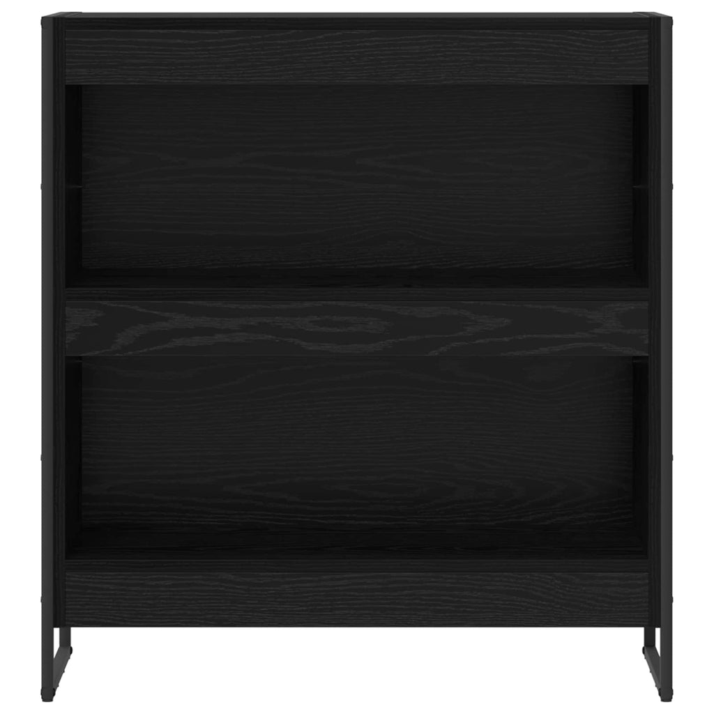 vidaXL Szafka na książki Czarny Dąb 80 x 30 x 86,5 cm