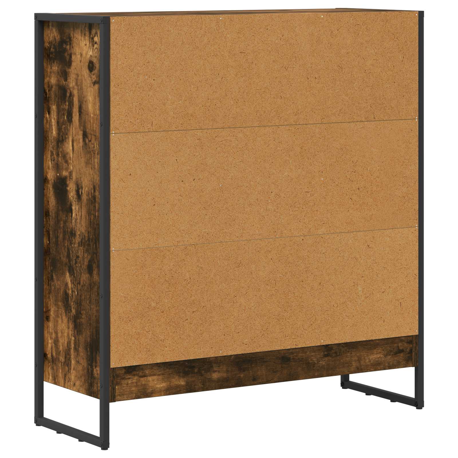 vidaXL Szafka na książki Dąb dymny 80 x 30 x 86,5 cm