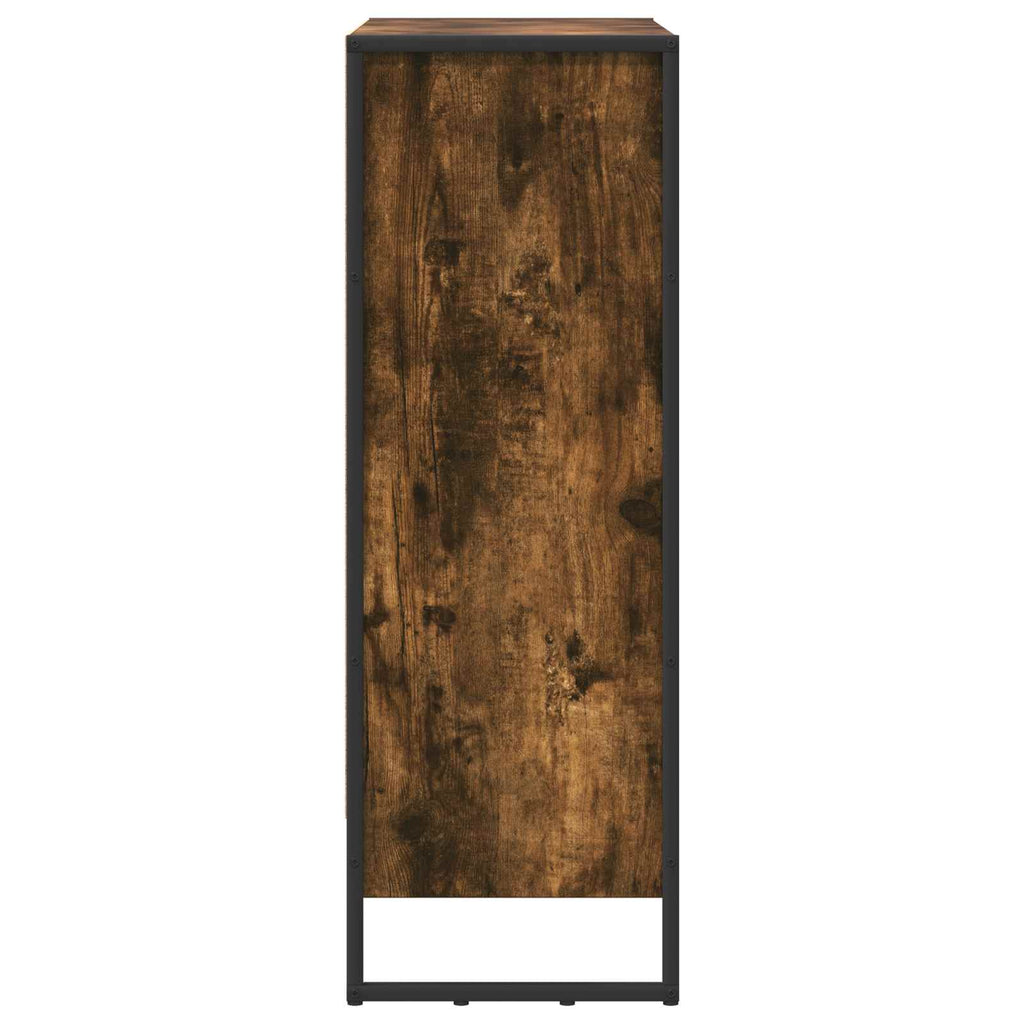 vidaXL Szafka na książki Dąb dymny 80 x 30 x 86,5 cm