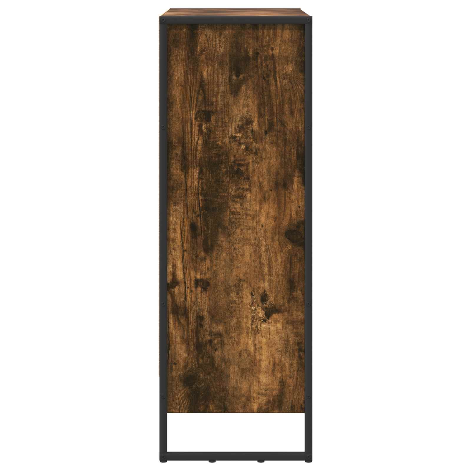 vidaXL Szafka na książki Dąb dymny 80 x 30 x 86,5 cm