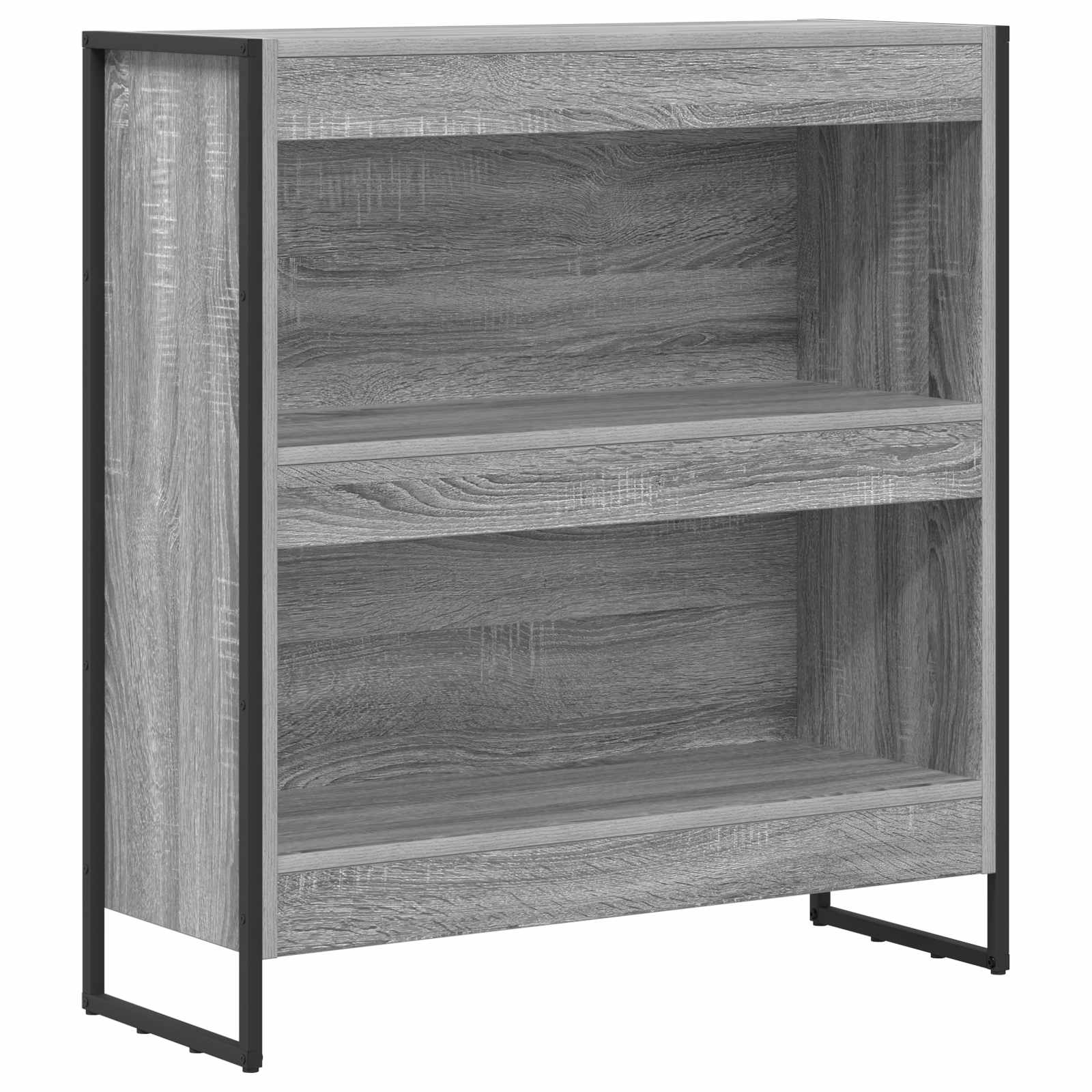 vidaXL Szafka na książki Szary Sonoma 80 x 30 x 86,5 cm