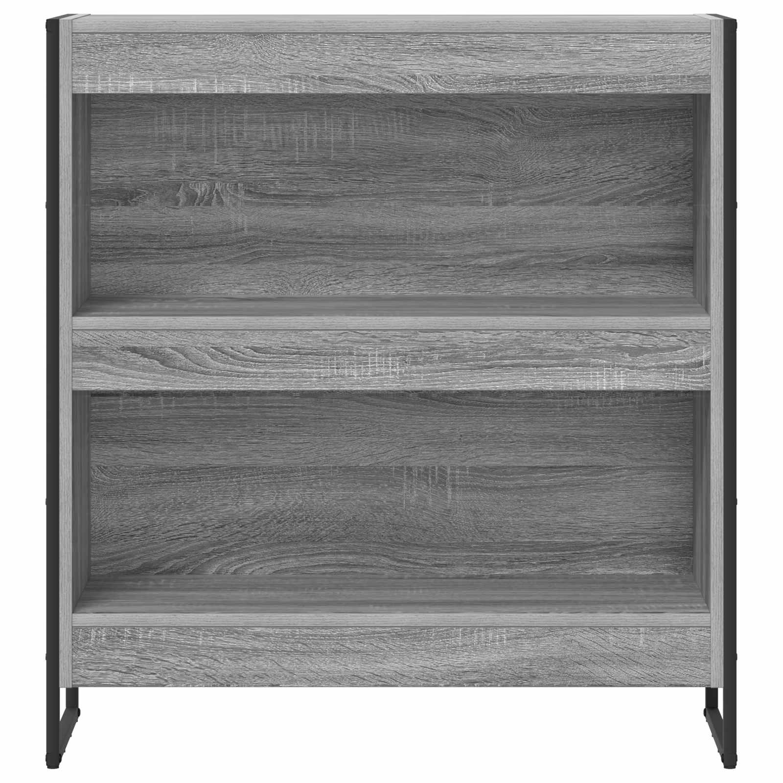 vidaXL Szafka na książki Szary Sonoma 80 x 30 x 86,5 cm