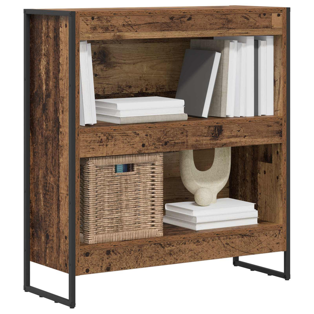 vidaXL Szafka na książki Stare drewno 80 x 30 x 86,5 cm
