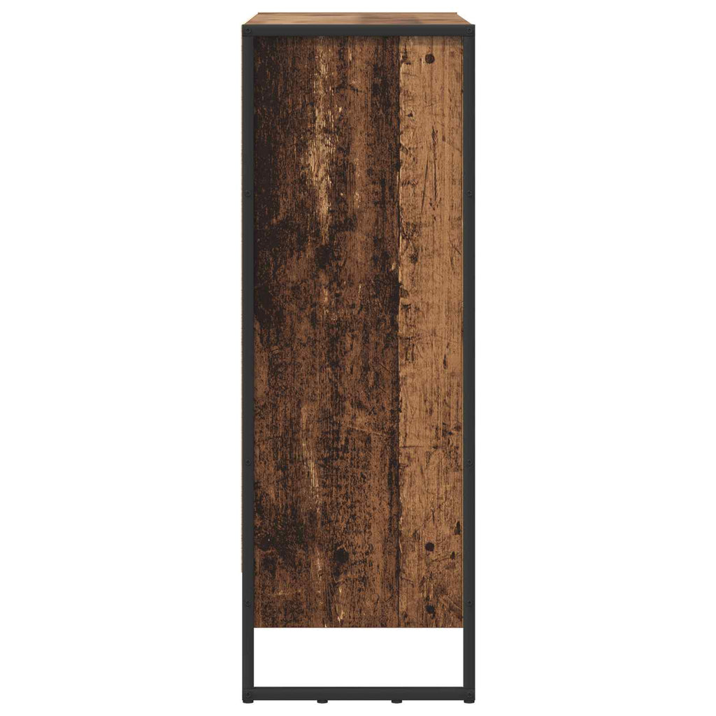 vidaXL Szafka na książki Stare drewno 80 x 30 x 86,5 cm