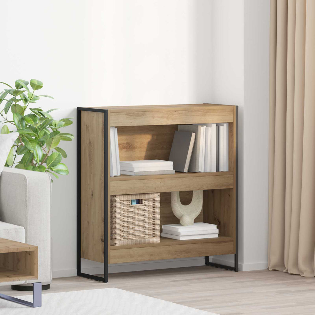 vidaXL Szafka na książki Dąb rzemieślniczy 80 x 30 x 86,5 cm