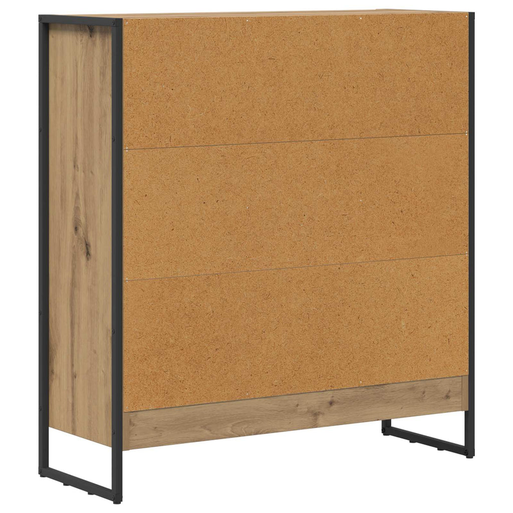 vidaXL Szafka na książki Dąb rzemieślniczy 80 x 30 x 86,5 cm