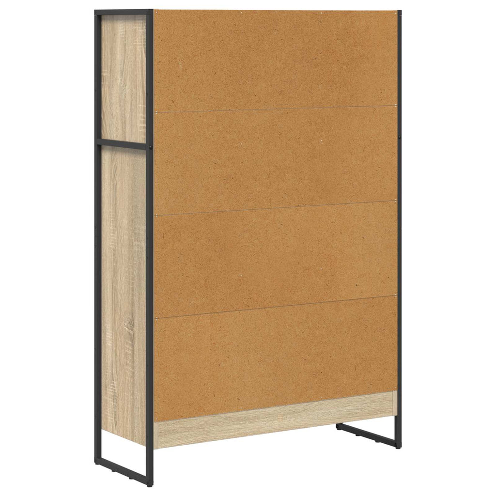 vidaXL Szafka na książki Sonoma 80 x 30 x 121 cm