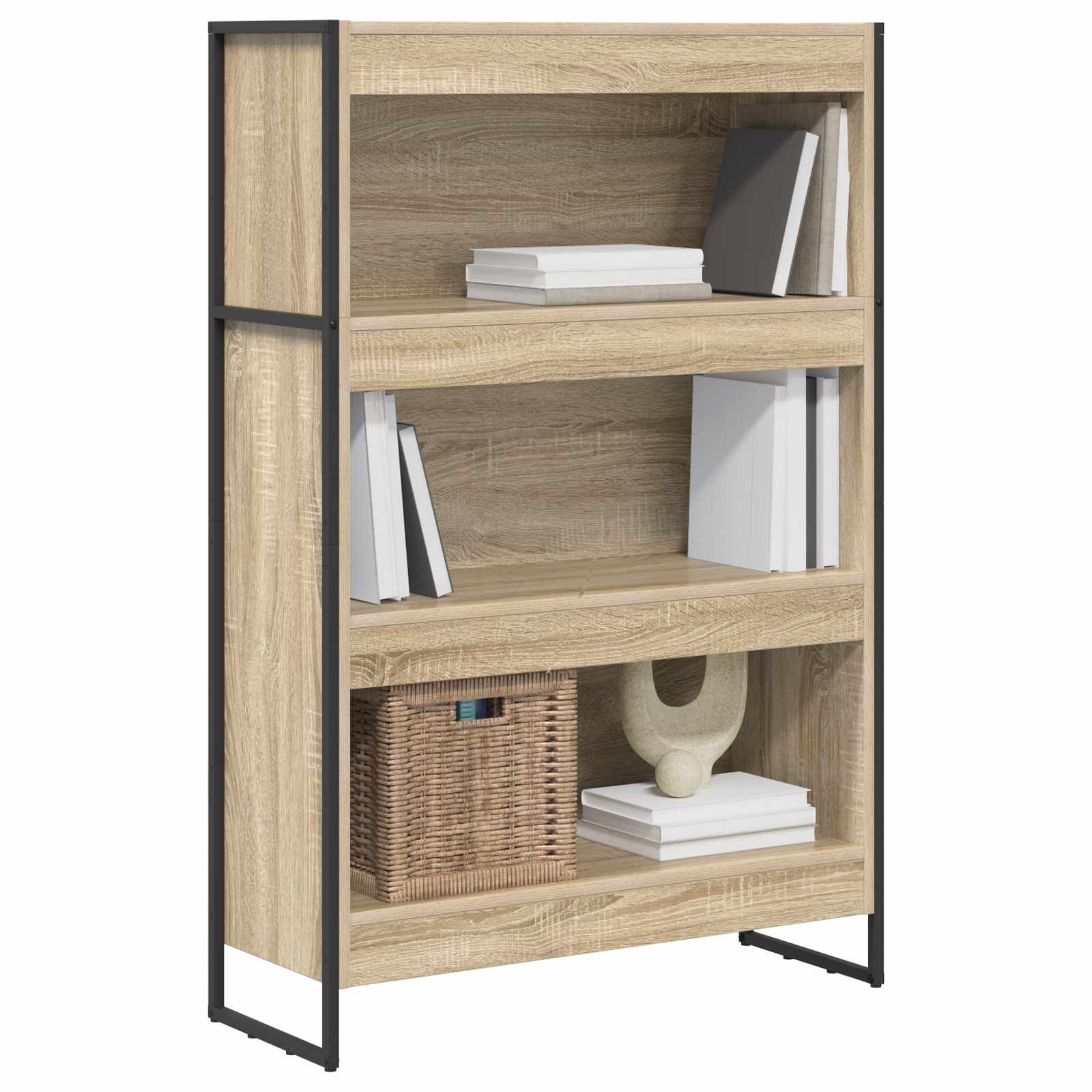 vidaXL Szafka na książki Sonoma 80 x 30 x 121 cm