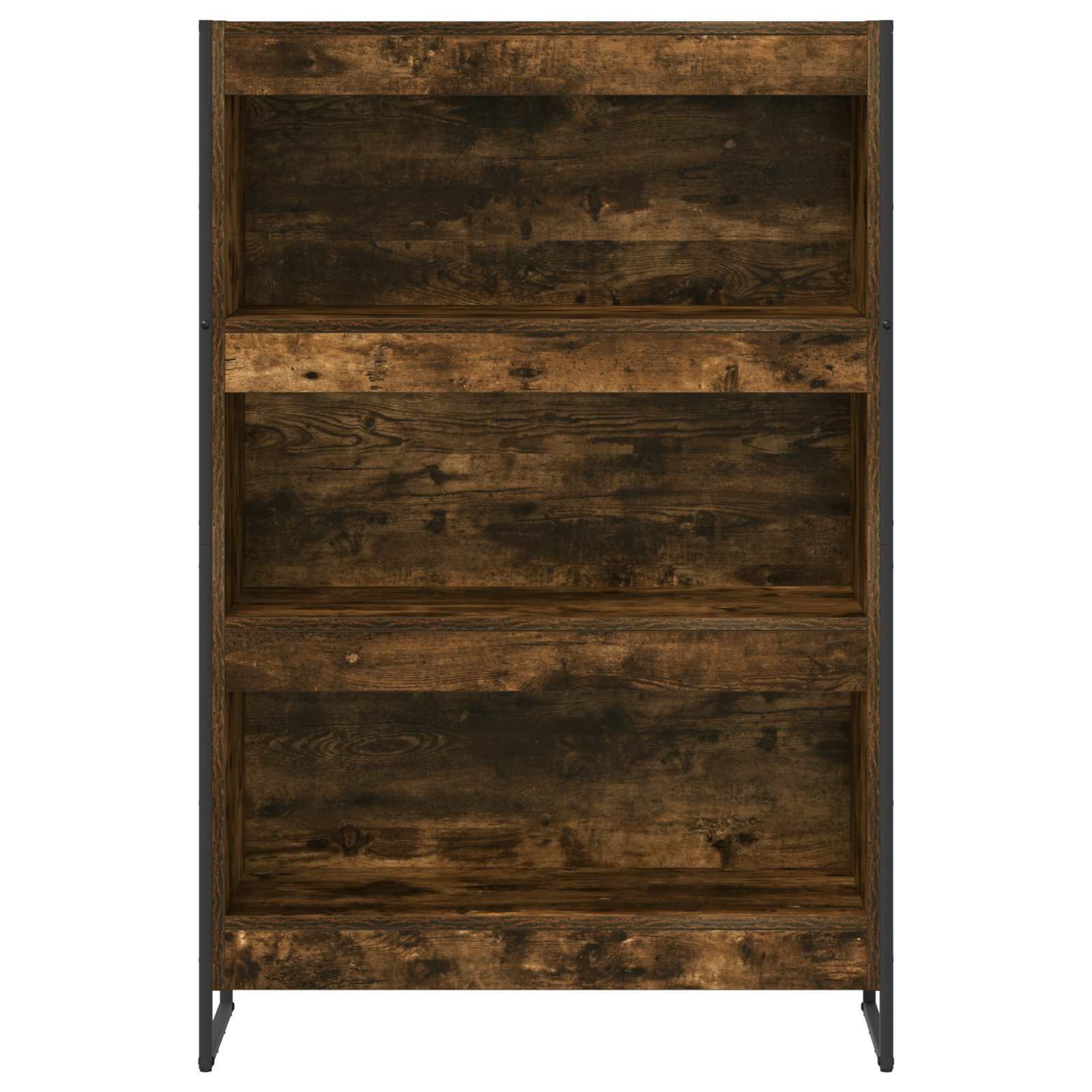 vidaXL Szafka na książki Dąb dymny 80 x 30 x 121 cm