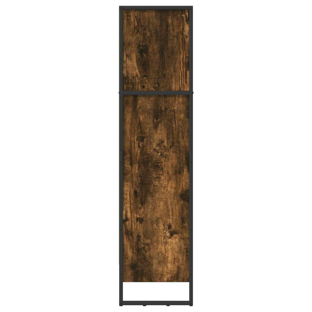 vidaXL Szafka na książki Dąb dymny 80 x 30 x 121 cm