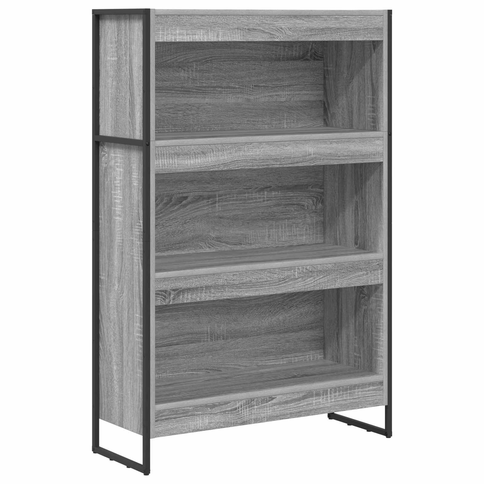 vidaXL Szafka na książki Szary Sonoma 80 x 30 x 121 cm