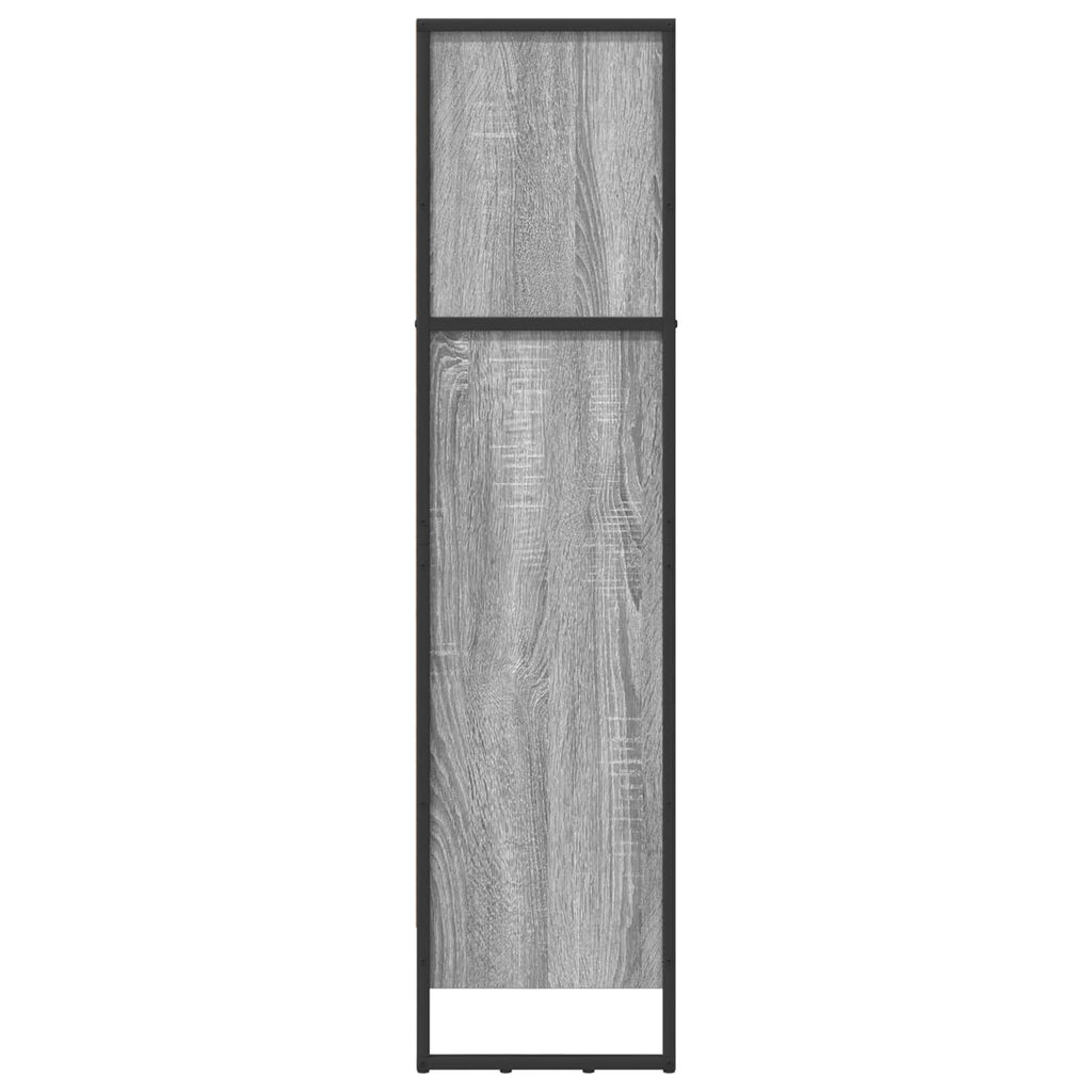 vidaXL Szafka na książki Szary Sonoma 80 x 30 x 121 cm