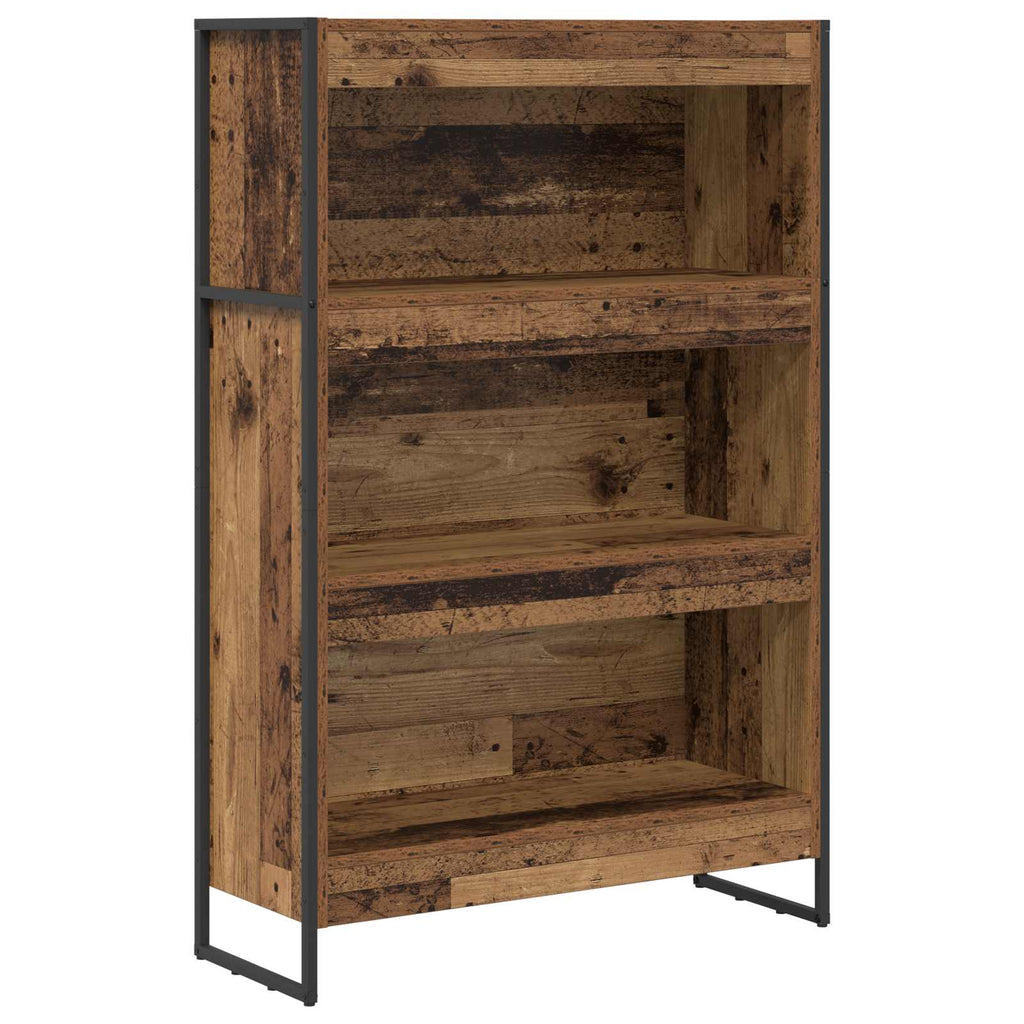 vidaXL Szafka na książki Stare drewno 80 x 30 x 121 cm