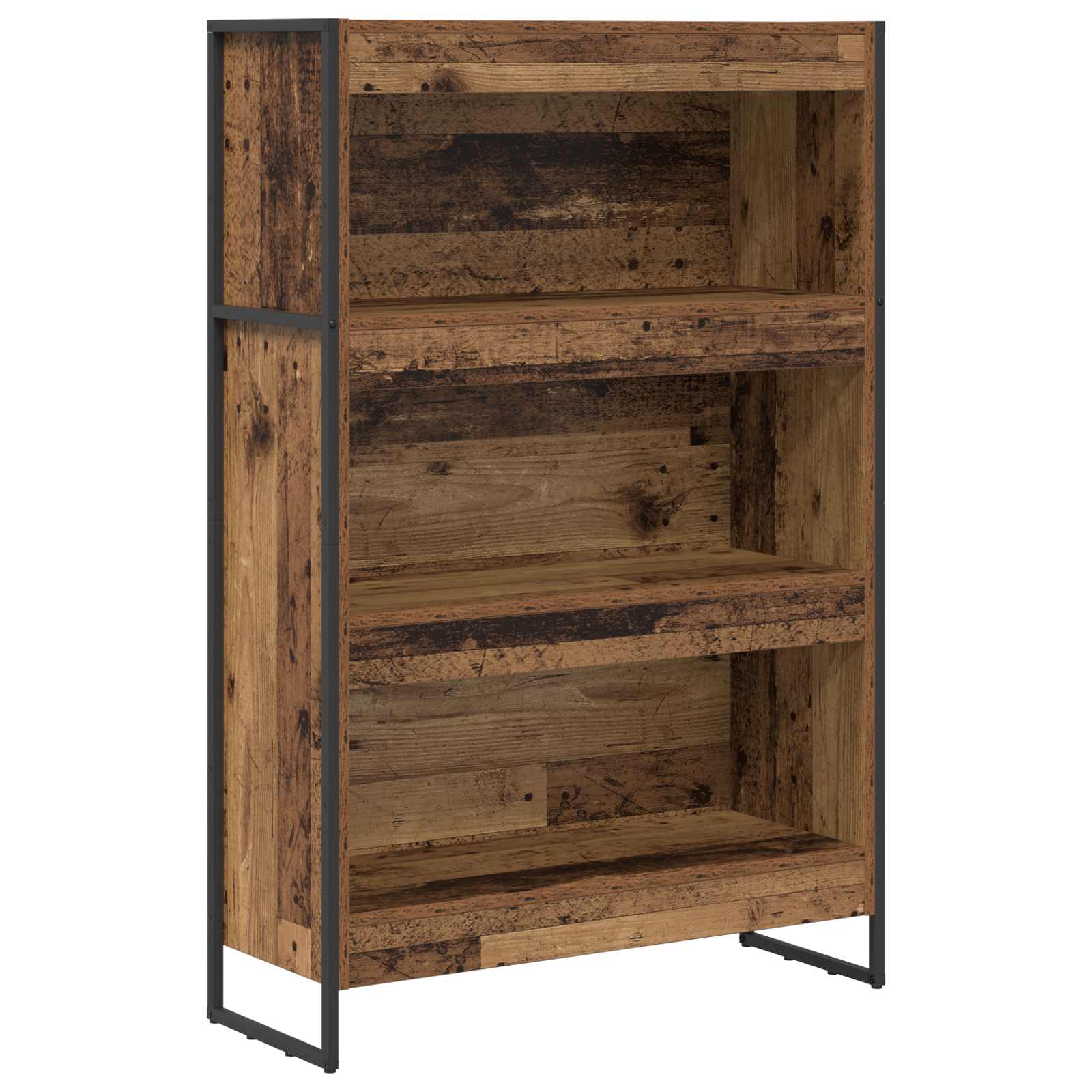 vidaXL Szafka na książki Stare drewno 80 x 30 x 121 cm