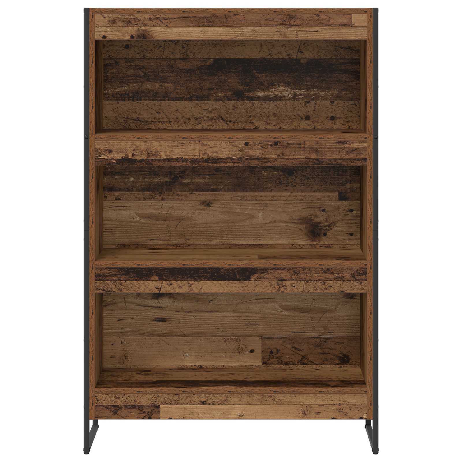 vidaXL Szafka na książki Stare drewno 80 x 30 x 121 cm