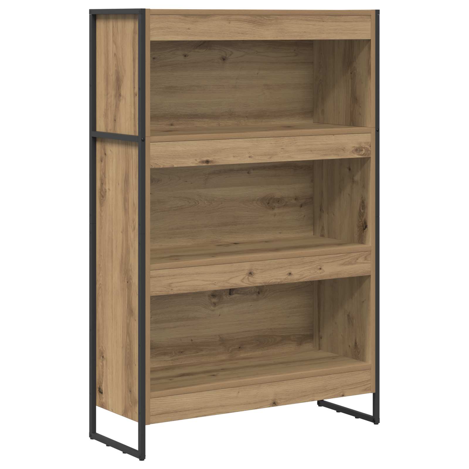 vidaXL Szafka na książki Dąb rzemieślniczy 80 x 30 x 121 cm