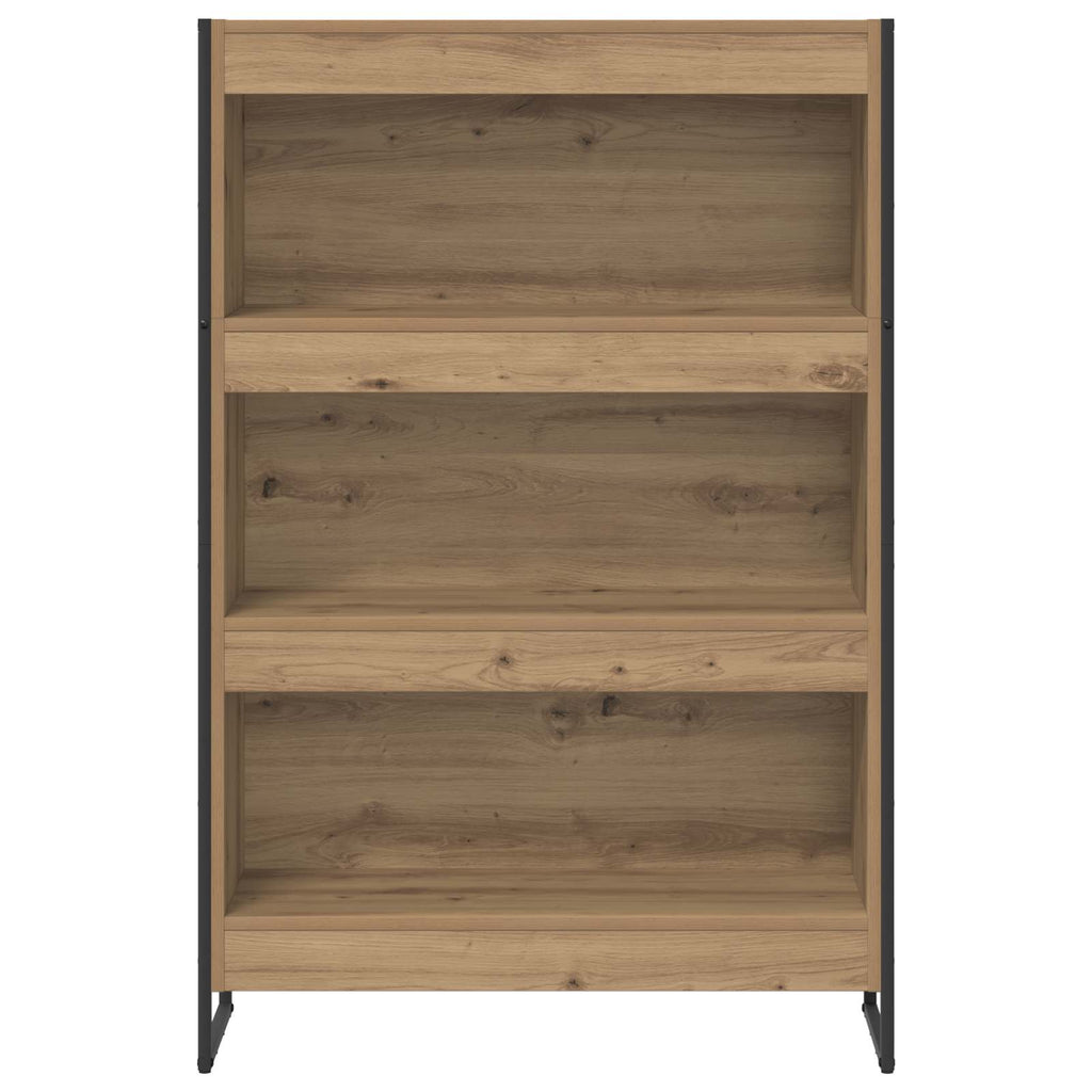 vidaXL Szafka na książki Dąb rzemieślniczy 80 x 30 x 121 cm