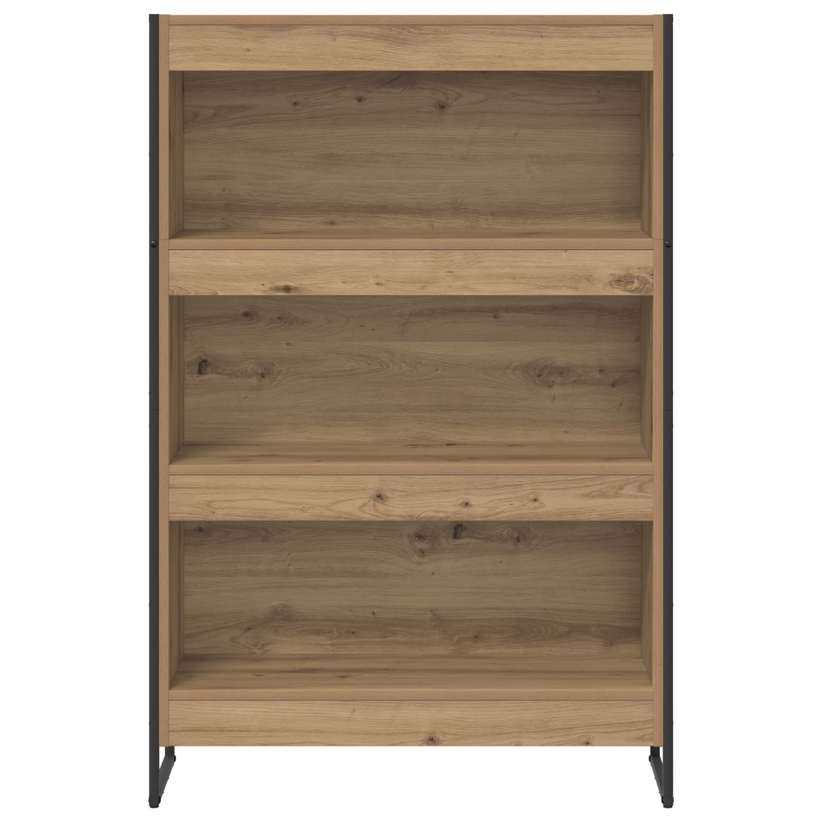 vidaXL Szafka na książki Dąb rzemieślniczy 80 x 30 x 121 cm