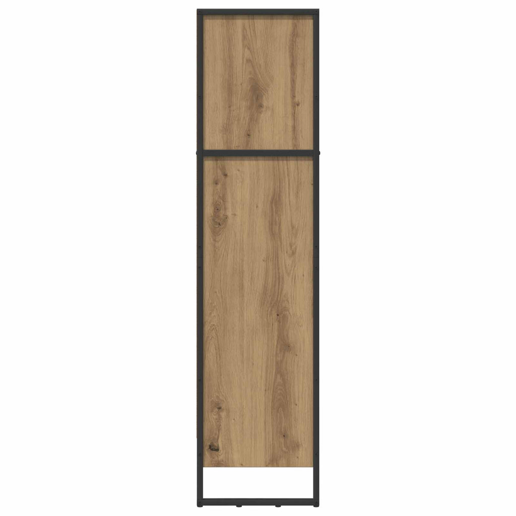 vidaXL Szafka na książki Dąb rzemieślniczy 80 x 30 x 121 cm