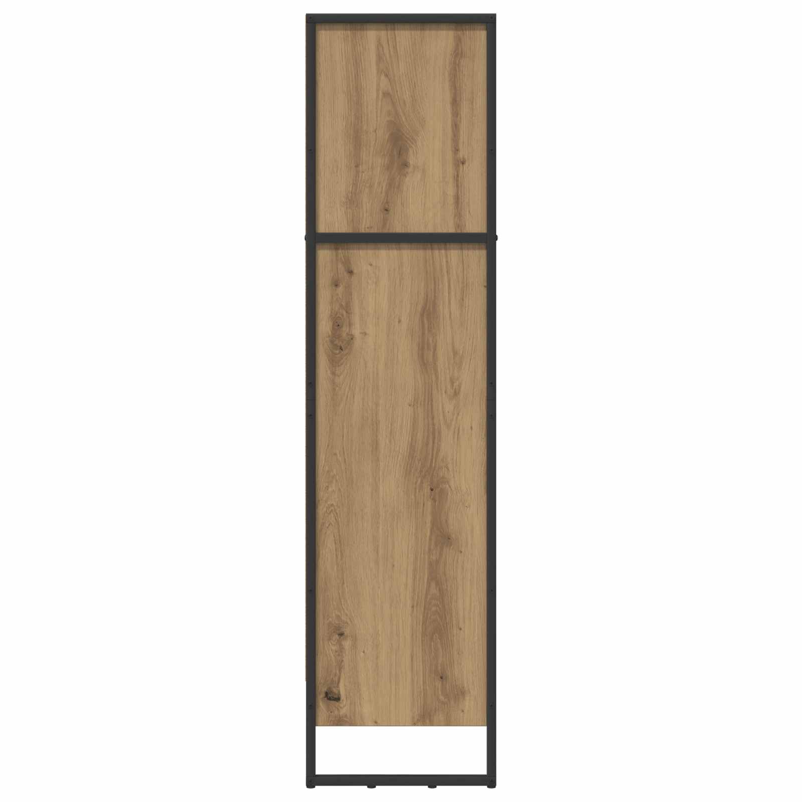 vidaXL Szafka na książki Dąb rzemieślniczy 80 x 30 x 121 cm